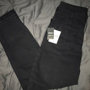 High Waisted Black Jeans